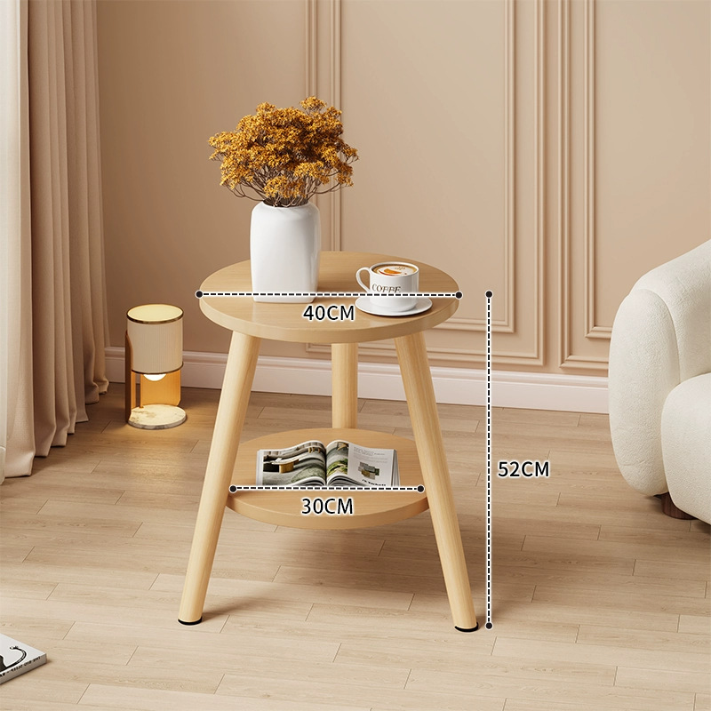 Mesa redonda pequeña mesa de té simple sala de estar casera sofá lado varios dormitorios mesas de cabecera creativas mini simple mesa de balcón