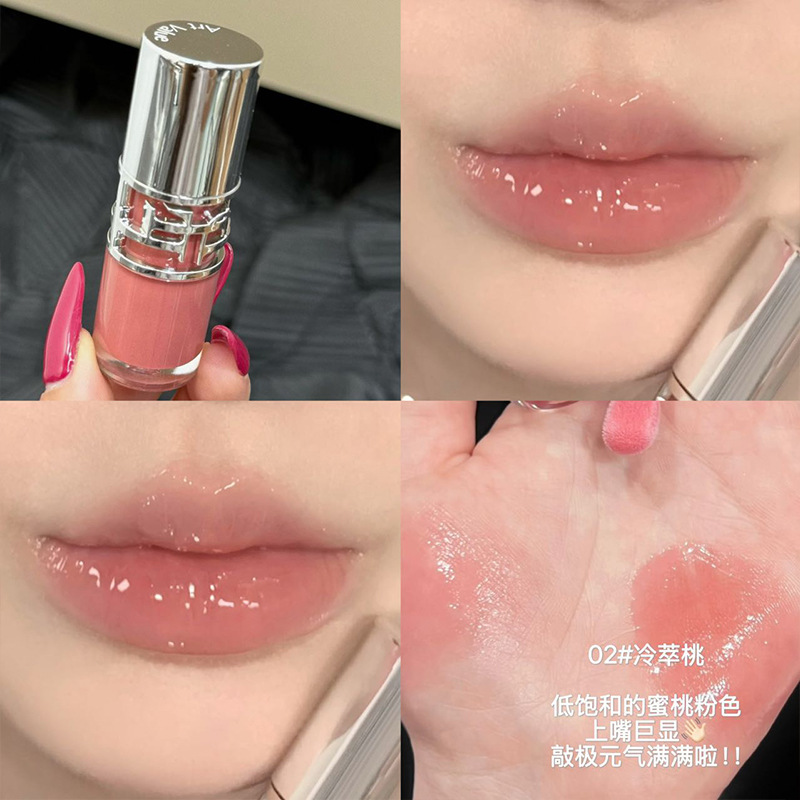 ART VALUE esmalte de labios de espejo brillante, esmalte de labios de verano, brillo de agua, brillo de labios de belleza, brillo de labios barato