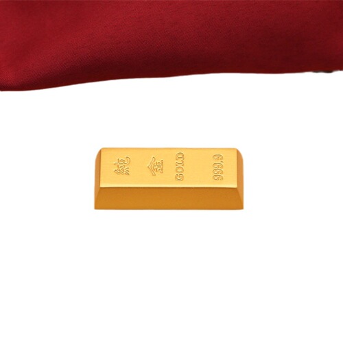 Sand gold gold bar crafts ornaments to attract wealth simulation gold bricks solid gold ingots to gather wealth opening gifts home accessories