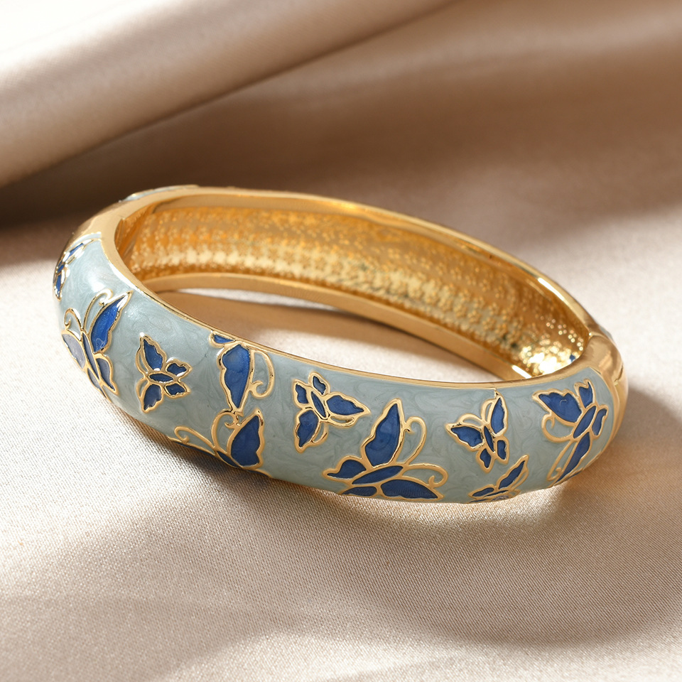 Rétro Papillon Alliage Bangles De Gros display picture 2