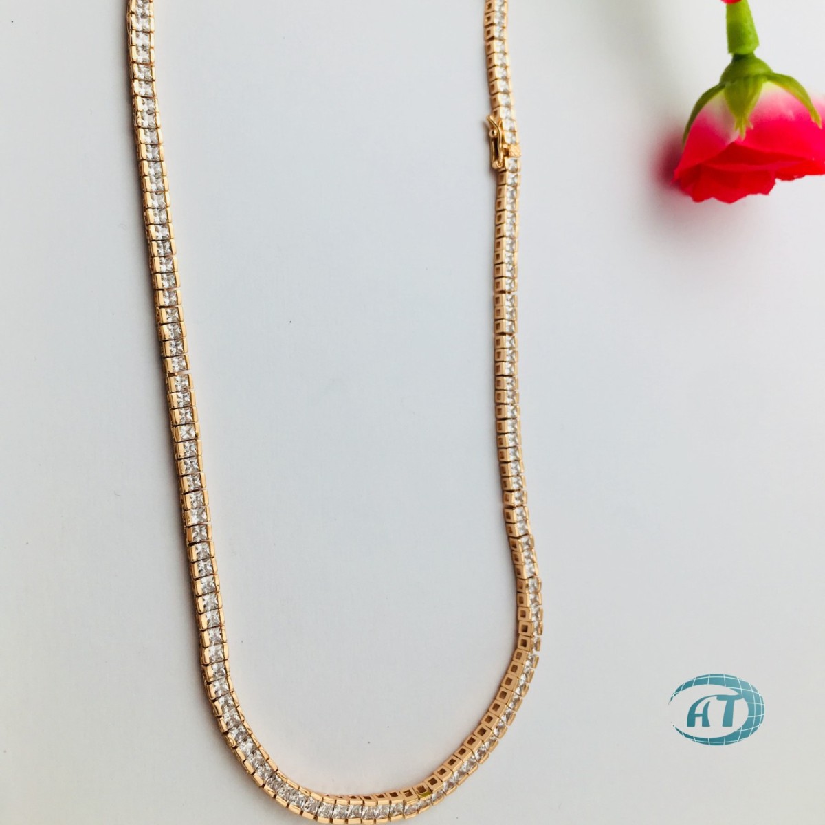 源头工厂铜银项链水镀香槟金电镀加工