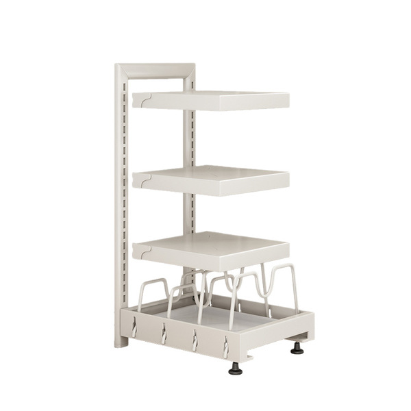 Cabinet pot storage rack Pot rack Kitchen storage rack Household…