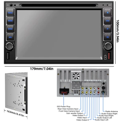 car radio DVD/CD player – Car mp5