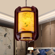 中式实木仿古小吊灯中国风茶楼走廊酒店饭店餐馆中餐厅复古灯具
