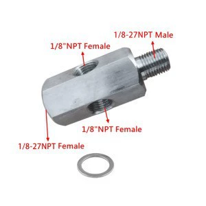 Digər kuzov və aksesuarlar Pressure Sensor Connector 1/8Npt Stainless - double-hole-18npt