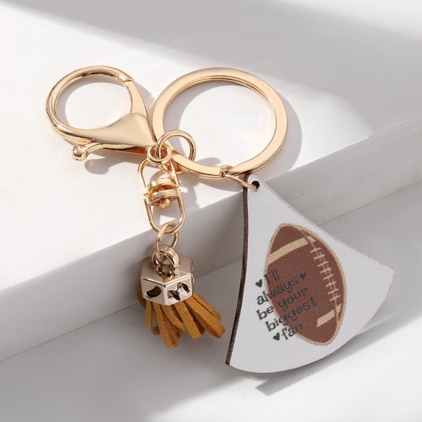 Décontractée Lettre Balle Bois Unisexe Porte-Clés display picture 9