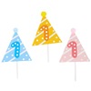 Net Red Triangle Hat Cake Decoration Bourbon S three -dimensional birthday cake plug -in party decoration card plug -in flag account