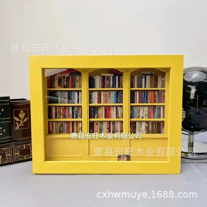 Кросс -граница новый продукт Shake ANXiedy Booksheld 2024 Creative Anti -Anxiety Revitalizes Bookshelf Small Lab