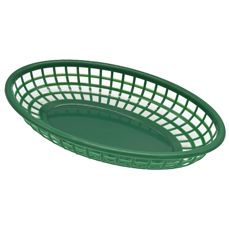 Cesta Plástica con Forma de Barco para Comida Rápida y Frutas