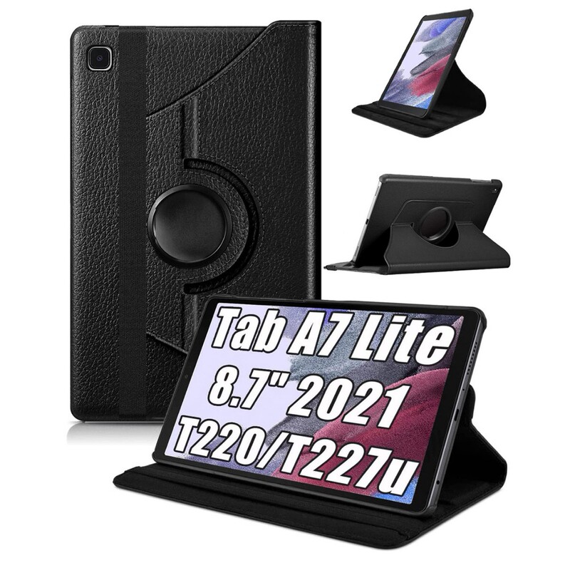 Suitable for Samsung Tab A7 Lite 8.7 Tablet Leather Case T220 T225 Rotating Case Stand Anti-Fall Shell Suitable for Samsung Tab A7 Lite 8.7 Tablet Leather Case T220 T225 Rotating Case Stand Anti-Fall Shell
