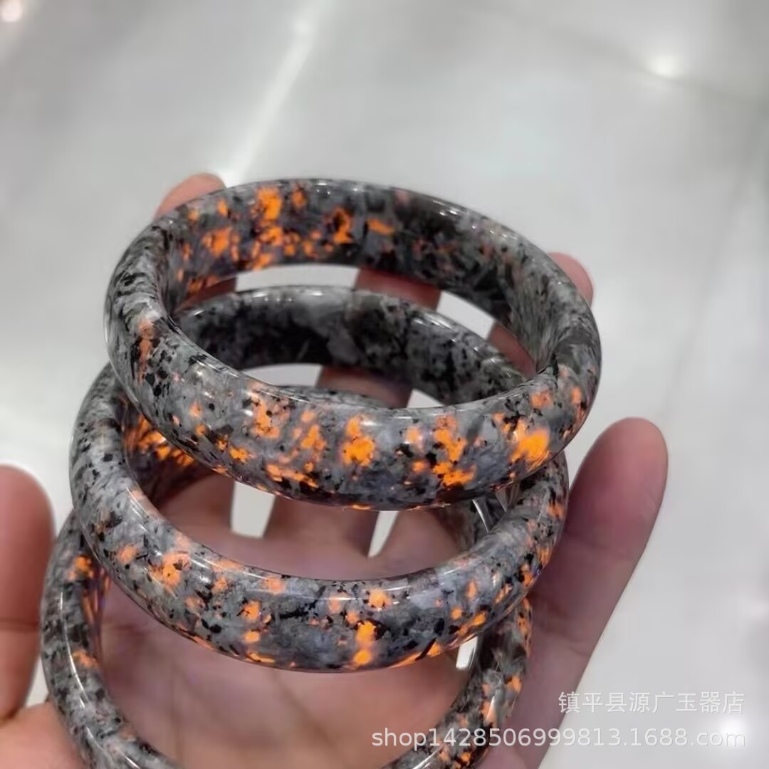 천연 A급 구소재 화염석 팔찌 일반 스타일 평화 팔찌 생방송 공급 도매