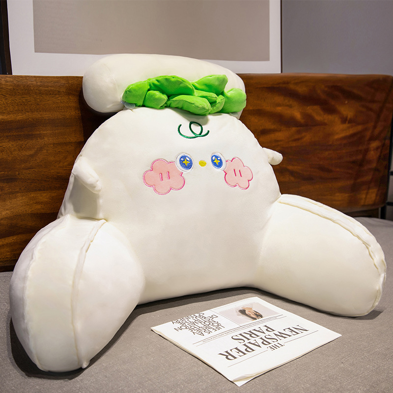 De dibujos animados de noche bolsa suave gran respaldo estudiante dormitorio almohada cama lectura apoyo la cintura almohada sofá ventana Bahía cojín