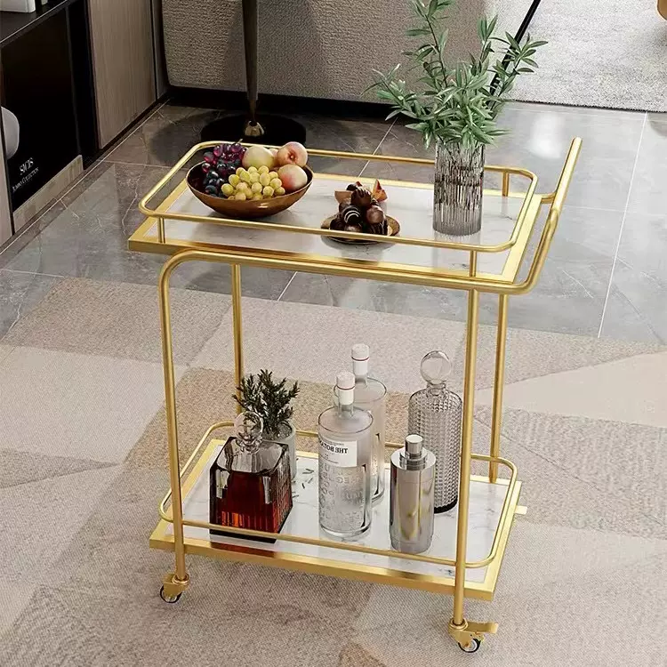 送餐车手推车火锅酒店餐厅欧式蛋糕车ktv酒水推车家用移动小推车