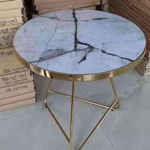 Tripod Table Golden Leg Black Leg Coffee Table Corner Table Leisure Table Negotiation Table Small Round Table Nordic Modern Simple