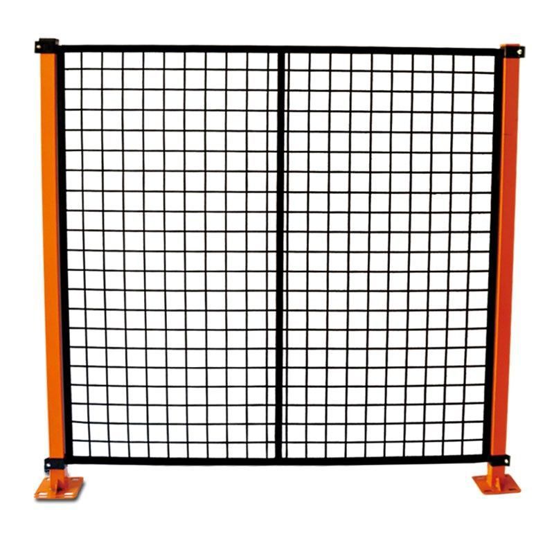 仓库隔离网车间设备隔断网快递围栏铁丝网围栏可移动底座立柱