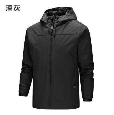 Chaqueta al aire libre de las mujeres otoño capa única delgada a prueba de viento impermeable pareja chaqueta de los hombres imprimible LOGO