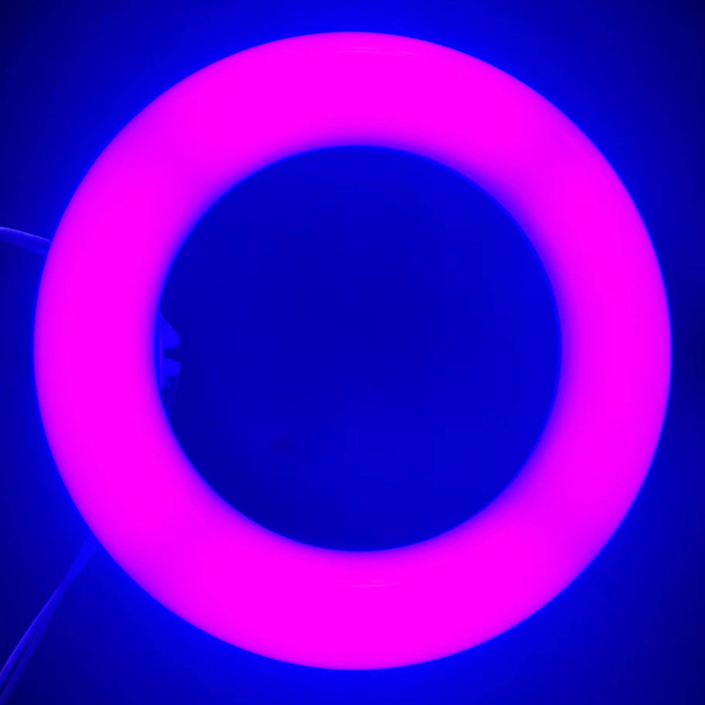 365nm DC12V紫光LED环形灯管  370nm 诱蚊灯专用圆形灯管支持定制