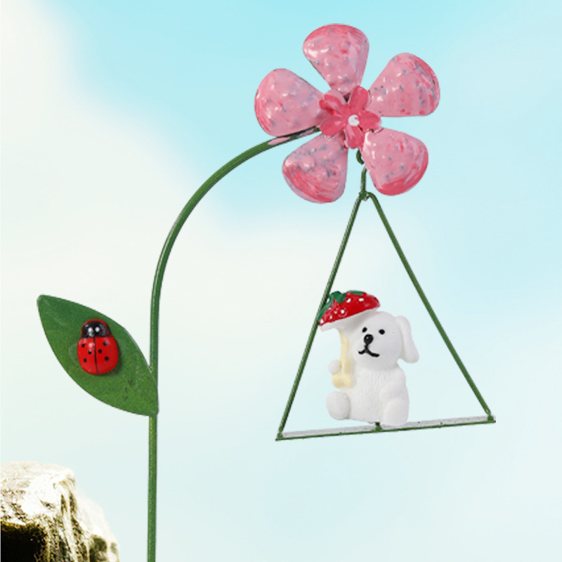 メーカークロスボーダー金属樹脂置物生け花多肉植木鉢微景観家庭装飾かわいい動物スイング|undefined