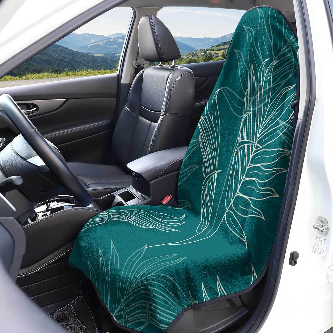 Car seat towel cover, front seat protector, suitable for gym and exercise, universal for all seasons, car use 125