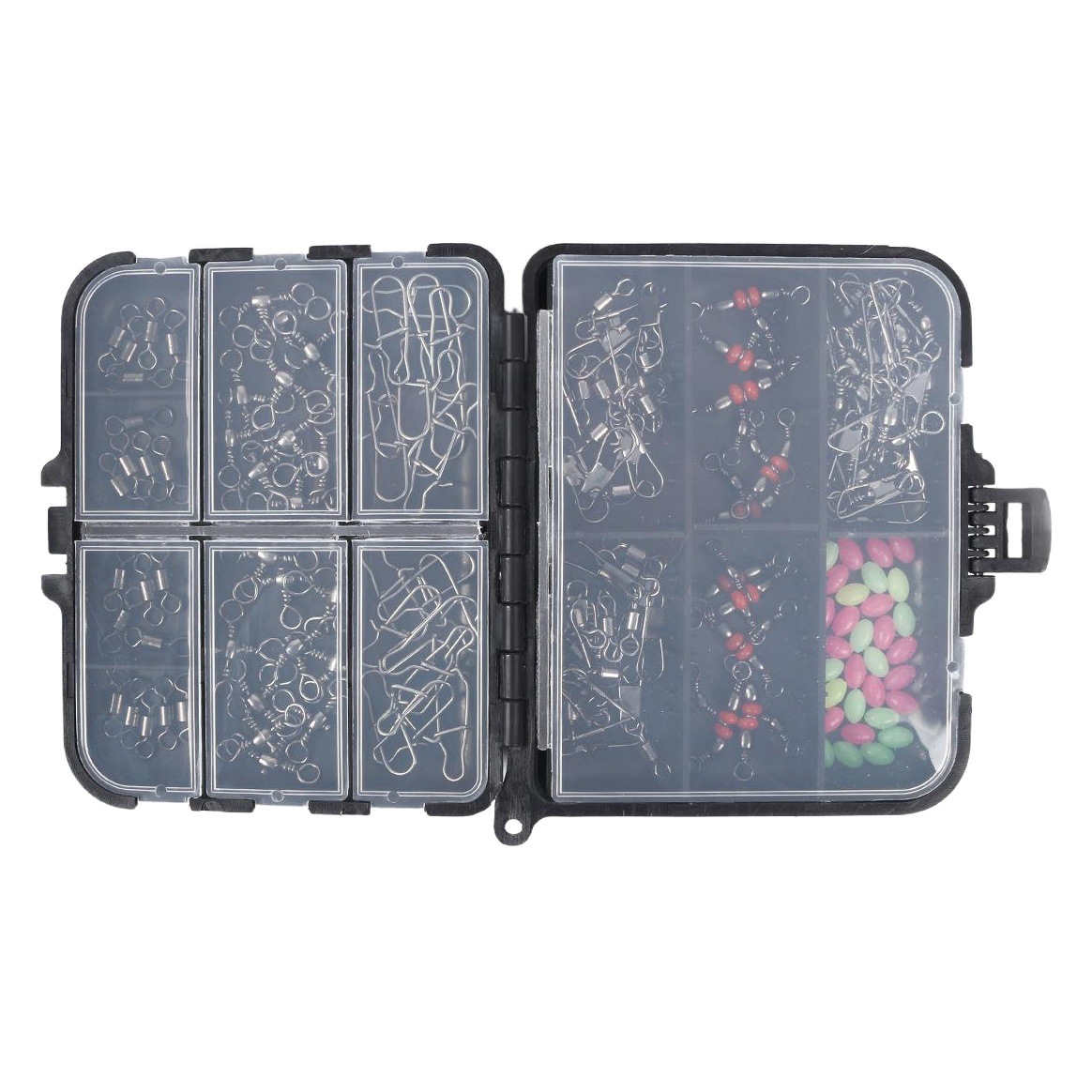 140 Pieces Luya Fishing Accessories Fishing Gear Set Cross-Border Swivel Connector Sea Fishing Rock Fishing Set Box