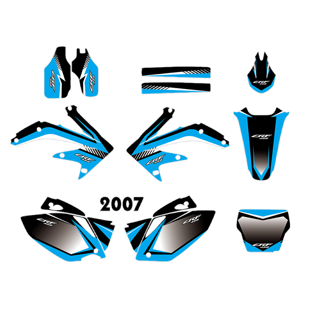 Pegatinas de motocicletas para CRF450 CRF450R 2005 - 2008 SUV conjunto completo de pegatinas de carrocería