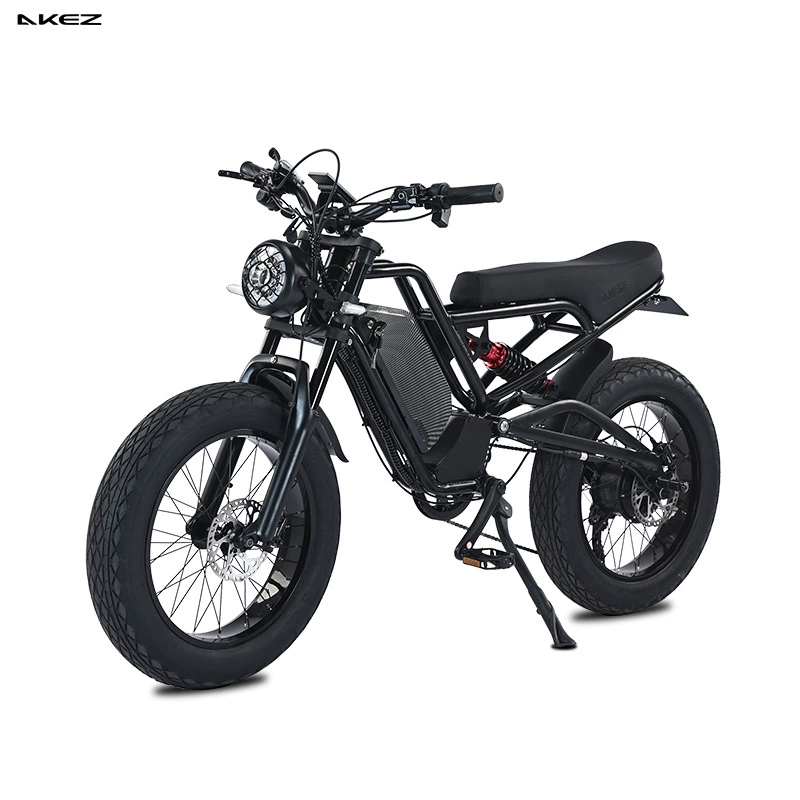 Ретро внедорожный электрический велосипед, 20 дюймов, 48V 750W/1500W литий‑батареи, варианты цвета