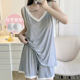 Korean Style Explosions with Chest Pad Sling Pajamas Women's Summer New Sleeveless Vest Solid Color Shorts suit Home Clothes
