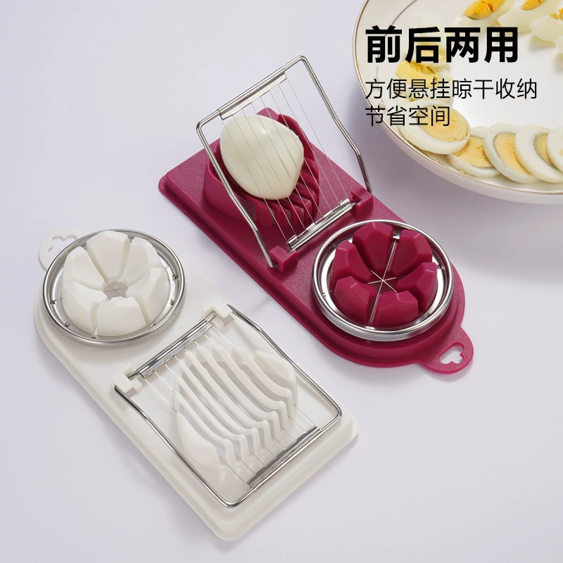 Яйцерезка Домашняя Нержавеющая Сталь Egger Pine Flower Eggs Cut the Egg Egg Arter Egg Arter Slimor Cutting