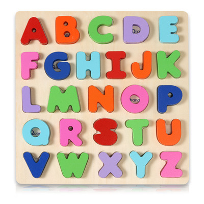 Junta cognitiva digital para niños 2-6 letras inglesas rompecabezas bloque de construcción emparejados ayuda educativa de iluminación 2 - 6 años de edad juguetes 3
