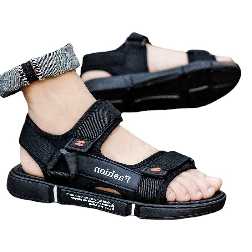 Летние мужские сандалии, мужская обувь, повседневная модная спортивная обувь для вождения с открытым носком для уличной носки, легкая и дышащая.