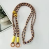 Adjustable long rope-purple orange pattern