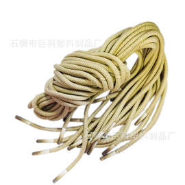 5MM服装裤绳金属头涤棉绳 彩色圆绳运动裤腰绳卫衣帽绳