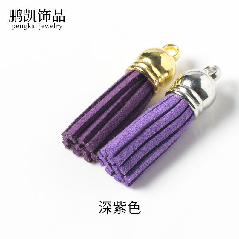 10個3cm韓国絨毯フリンジアクセサリーペンダント小流蘇穂子diy手作りアクセサリーメッキ吊穂22色|undefined