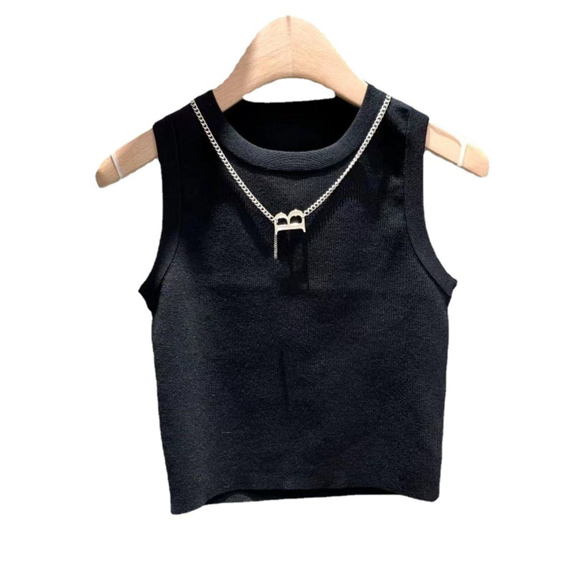 Los niños de verano nuevo estilo coreano simple chaleco Yuantong sin mangas stretch slim fit ropa interior de moda chaleco del todo-fósforo