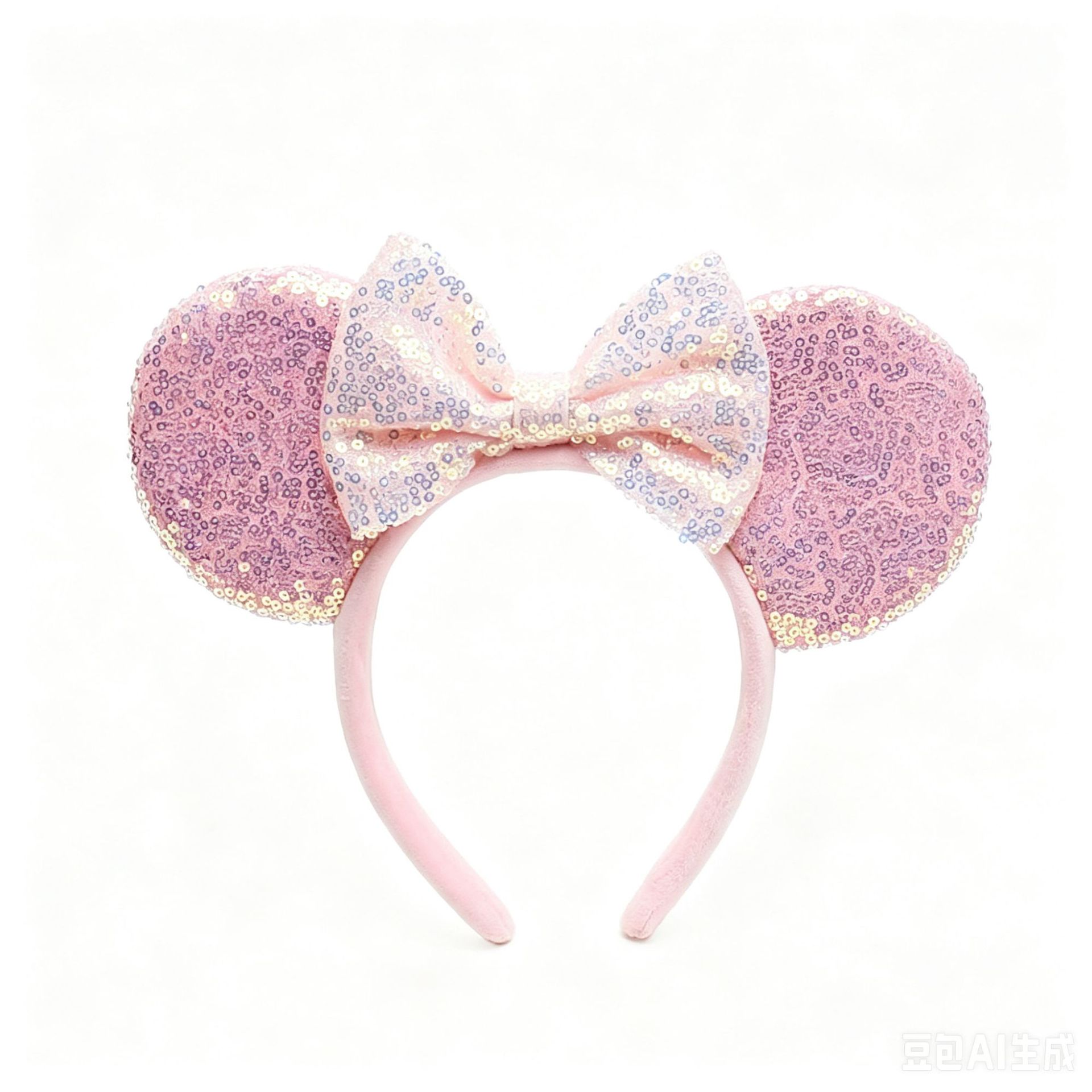 Diadema rosa de ensueño