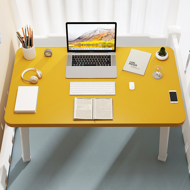 Lazy folding small table board multifunctional study table portable folding small table dormitory artifact bed computer table