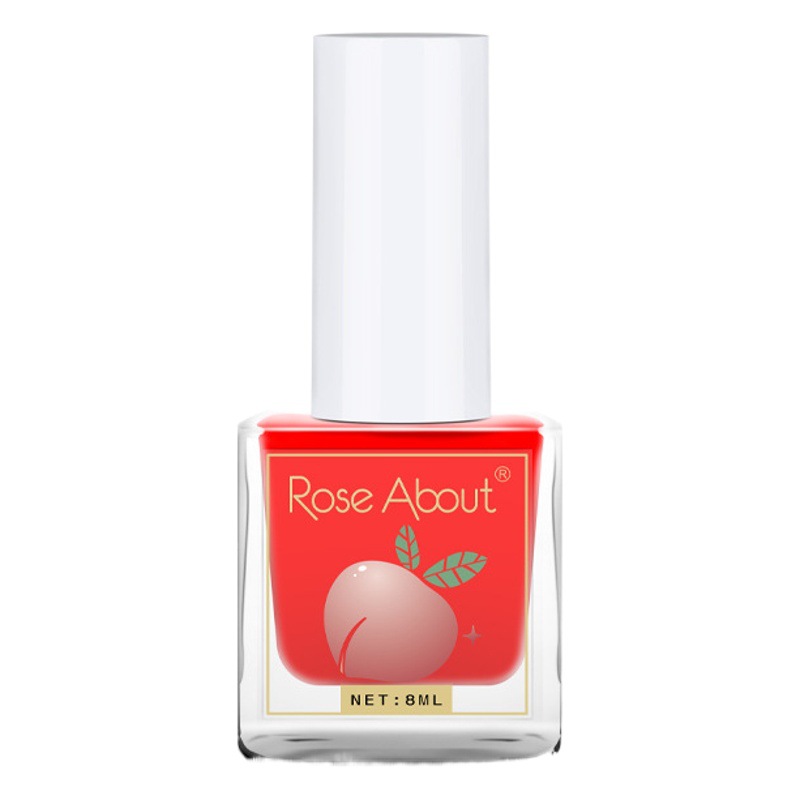 Un conjunto al por mayor de esmalte de uñas para estudiantes transparente, sin tostado, duradero, desgarrable y pelable, transparente, de secado rápido y brillante