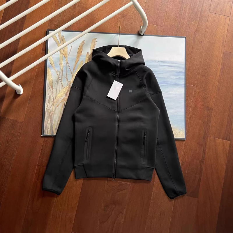 Cross-Border Spring and Autumn New Tech Fleece Men's Air Layer Casual Sports Jacket and Sweatpants Set Couple Style
