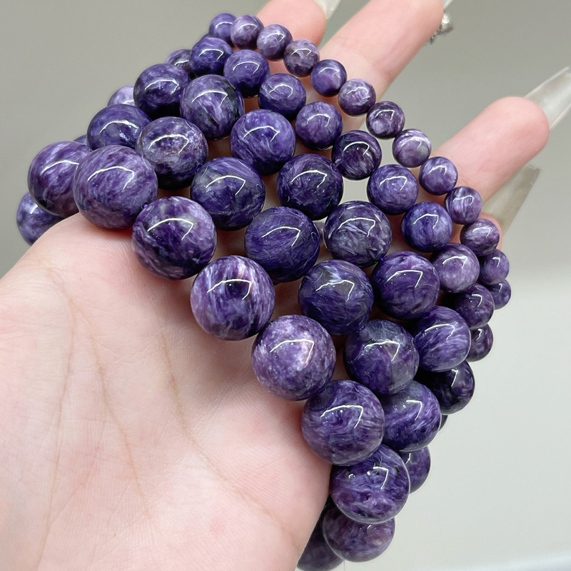巧恩珠宝天然紫龙晶手串高货散珠设计大颗粒水晶批发厂家直发|undefined