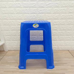 Blue Sky 2521 Chair Thickeneded 47cm Height Plastic Stool Zhujiang Chair Blue Sky Square Stool Plastic Stool Blue