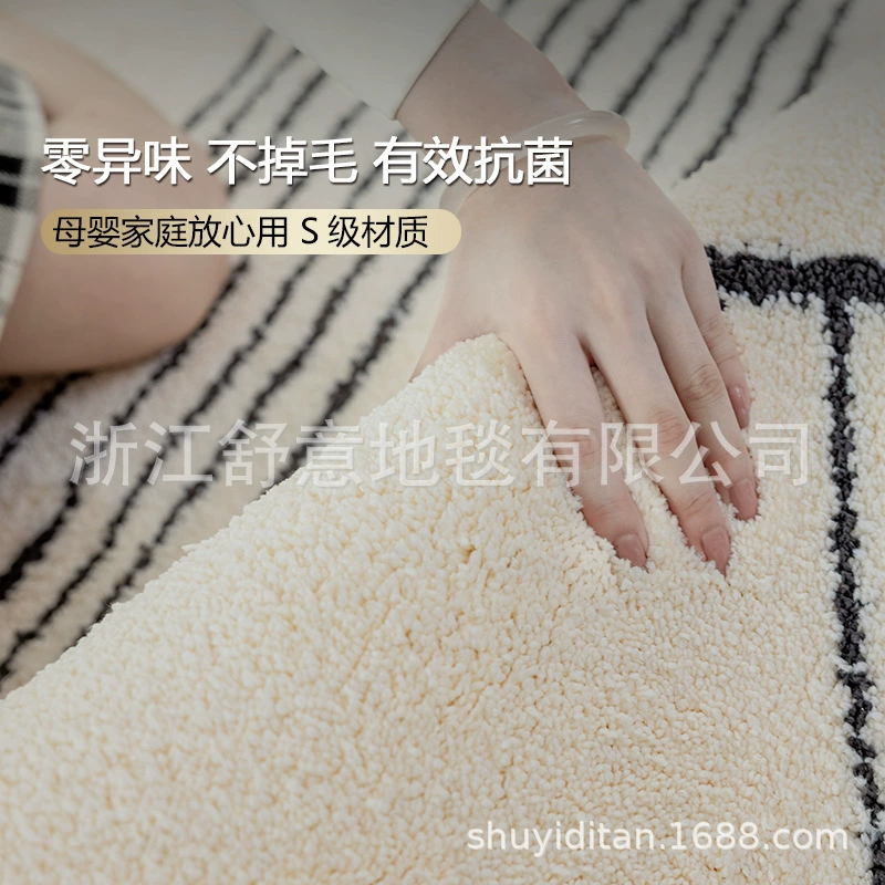 Carpet, soft durable luxurious doormat for living room, increased thickness