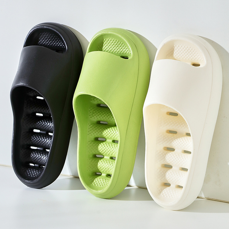 Zapatillas de baño para mujer verano 2024 nuevo baño en casa interior antideslizante, desodorante, fugas de agua, sandalias y zapatillas de eva de secado rápido para hombre