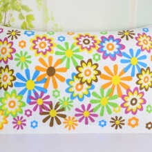 双层纯棉纱布单人 大号枕巾 复古柔软 棉布提花 （单条装）