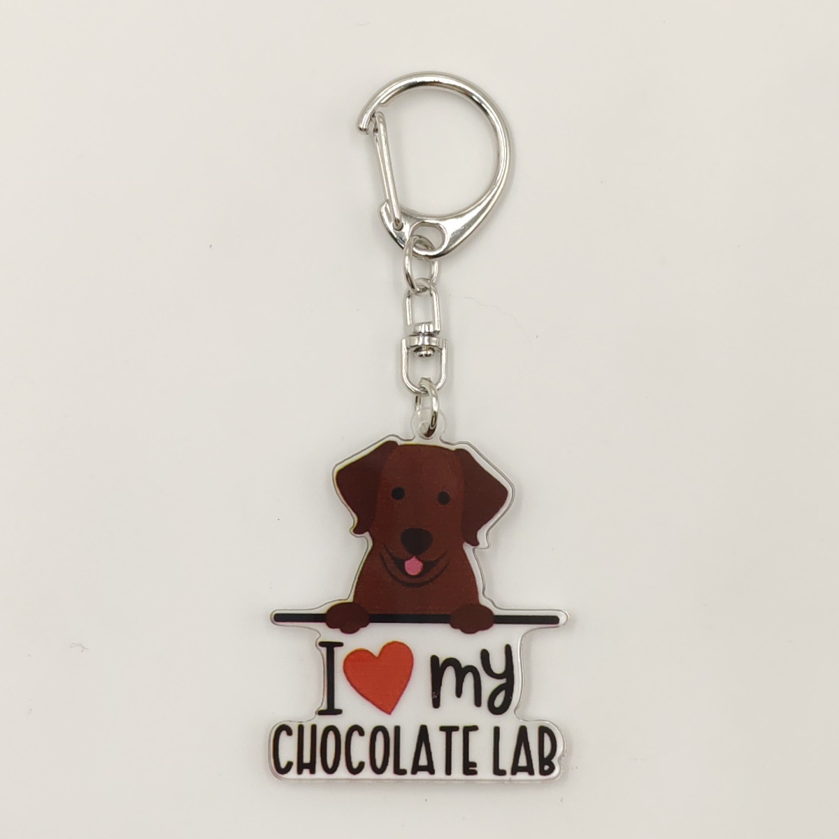 13g Weight Keychain Classification 1 Piece Quantity Holiday, Banquet, Travel Occasion Acrylic Material Letter, Dog Pattern Unisex Gender Ethnic Style, Simple Style Style Ethnic Style Simple Style Letter Dog Arylic Unisex Keychain 16