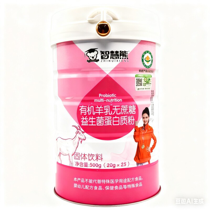 First-Hand Supply] Smart Bear Organic Goat Milk Sucrose-Free Probiotic Camel Milk High Calcium Protein Powder Solid Drink