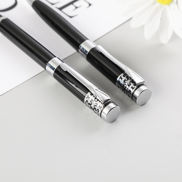 Black rollerball pen
