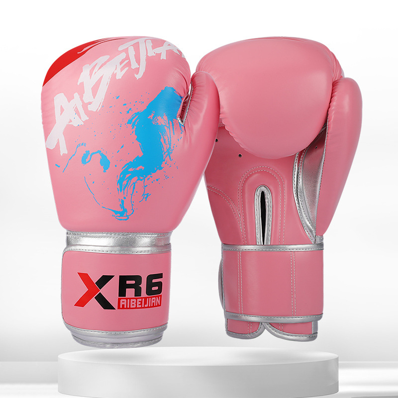 Guantes de boxeo de fábrica de origen personalizados Guantes de entrenamiento de combate Sanda para adultos profesionales Guantes de boxeo