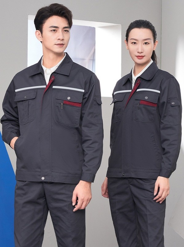 双层工作服定制套装男式耐磨加厚汽修工作服电工劳动防护服劳动工|undefined