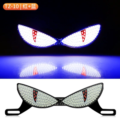 Other lights, Triangle Semicircle Flashing Devil Eye - cat-eye-light-red-blue-flashes