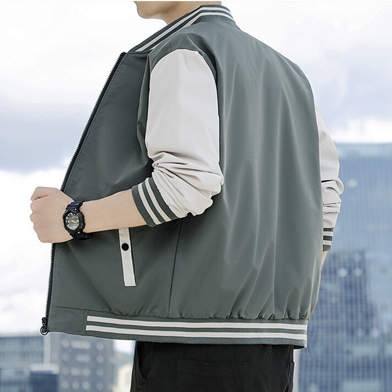 2024 nieuwe casual jas, herenkleding, trendy werkkleding, honkbaluniform, knappe herfstoutfit voor de jeugd_voghion.com